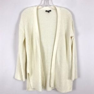 J. Crew Cream Open-Front Cardigan